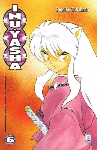 Manga Neverland Inuyasha Vol.6 Red Edition - Second Hand Lug. 2001