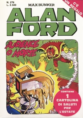 Fumetto Alan Ford Vol.278 Audience O Morte - Second Hand Ago. 1992