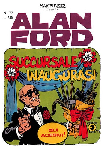 Fumetto Alan Ford Vol.77 Succursale Inaugurasi - Second Hand Nov. 1975