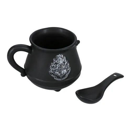 Tazza Calderone + Cucchiaio Harry Potter Hogwarts