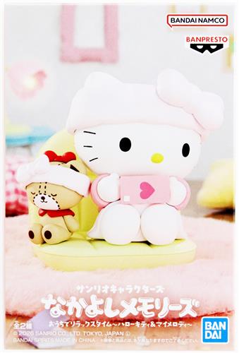 Banpresto Sanrio Characters Nakayoshi Memories – Hello Kitty & Tiny Chum Figure A