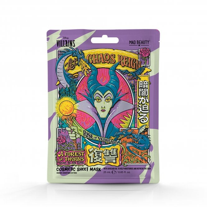 Disney Wicked Villains Maleficent -Maschera Cosmetica In Tessuto