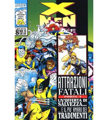 X-Men Deluxe Attrazioni Fatali 1 n.8 1995