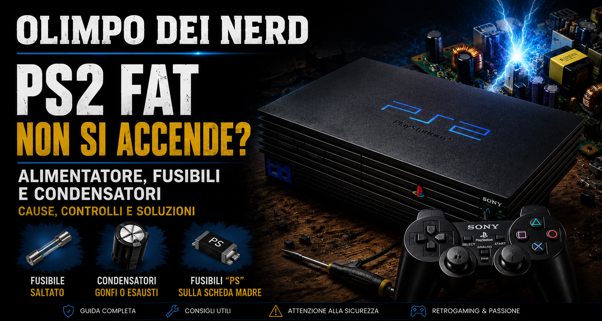 Playstation 2 Fat - Non si accende, problemi comuni e come ripararli