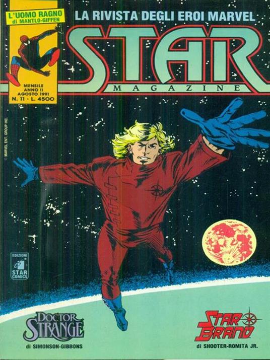 La Rivista Degli Eroi Marvel Star Magazine n.11 1991