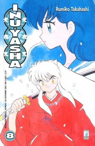 Manga Neverland Inuyasha Vol.8 Red Edition - Second Hand Set. 2001