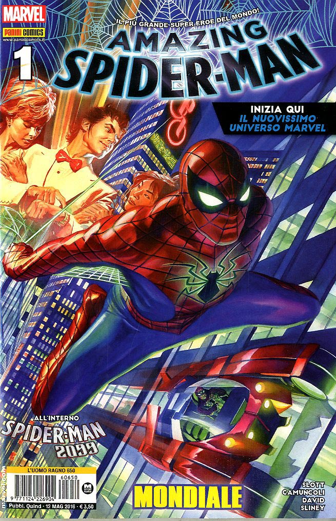 Amazing Spider-Man Mondiale n.1 2016 650