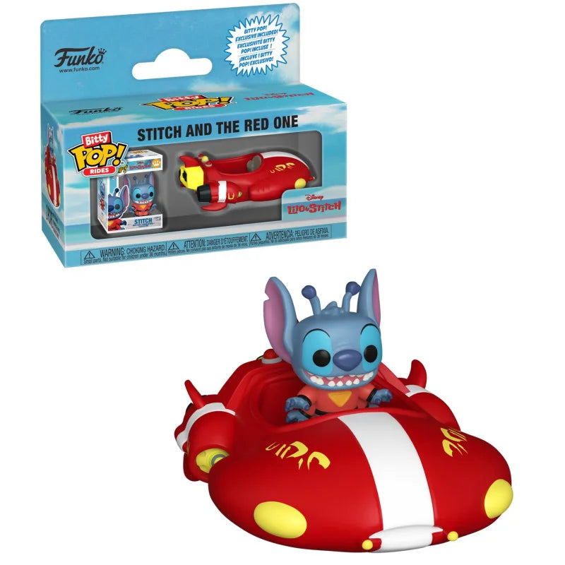 Funko Bitty Pop! Rides- Disney Stitch And The Red One