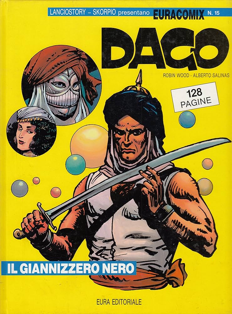 Fumetto Euracomix N° 15 Dago Il Giannizzero Nero Vol.5 - Second Hand Ago.|Set. 1989