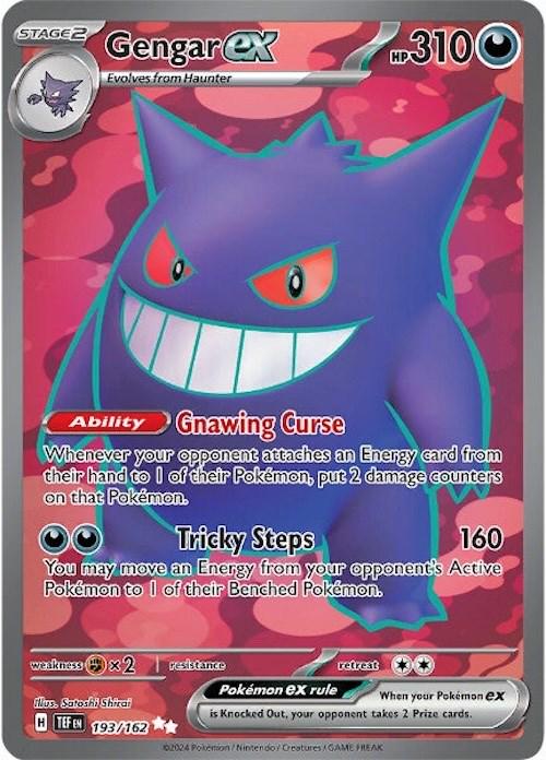 Carta Pokemon Gradata 8.5 - Gengar EX (Full Art) - ITA - 193 Cronoforze 2024
