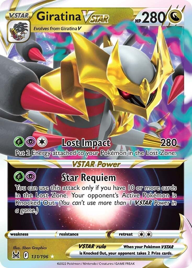 Carta Pokemon Gradata 9.5 - Giratina VASTRO (Full Art) 131 - ITA Origina Perduta - 2022
