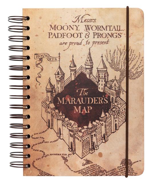 Harry Potter - Taccuino Mappa Del Malandrino
