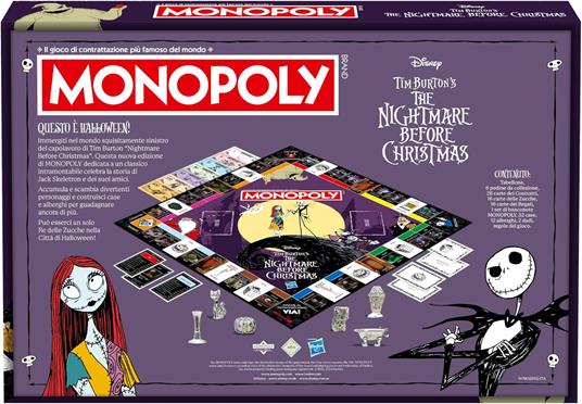 Disney - Monopoly Tim Burton's The Nightmare Before Christmas
