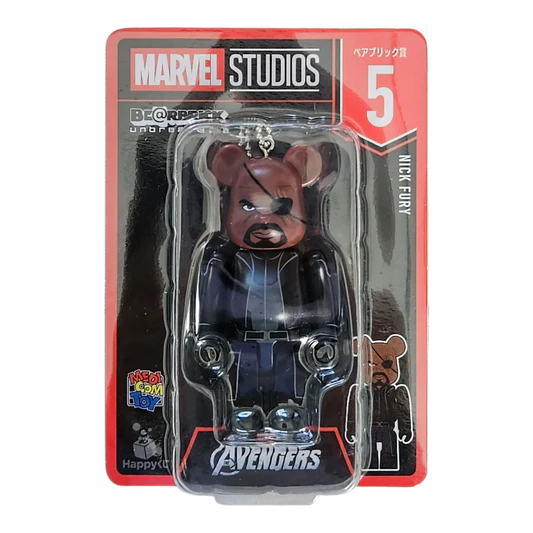 Bearbrick - Keychain Marvel Studios 5 Nick Fury