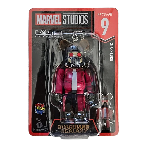 Bearbrick - Keychain Marvel Studios 9 Star Lord