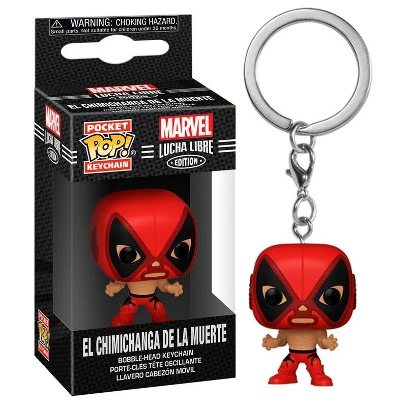 FUNKO POCKET KEYCHAIN DEADPOOL CHIMICHANGA MARVEL